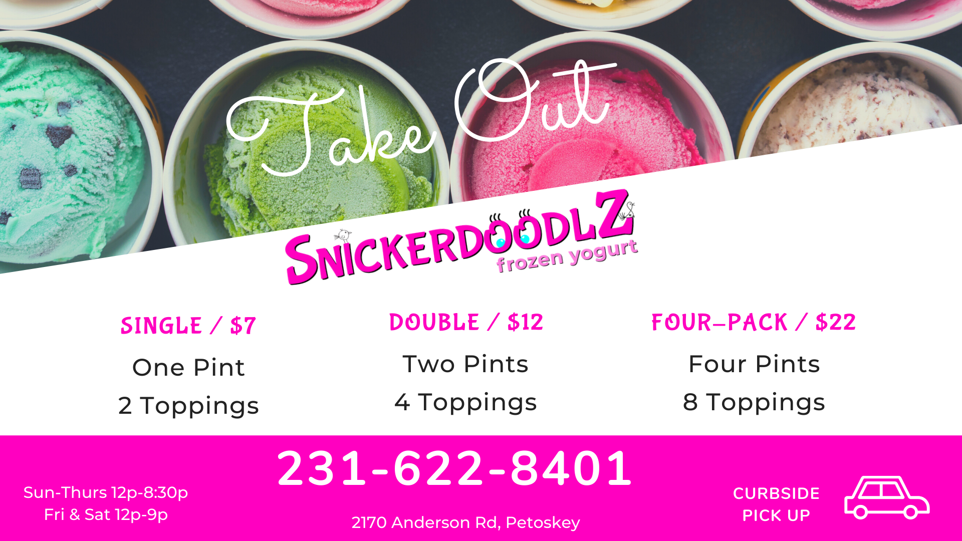 Take Out Menu Website