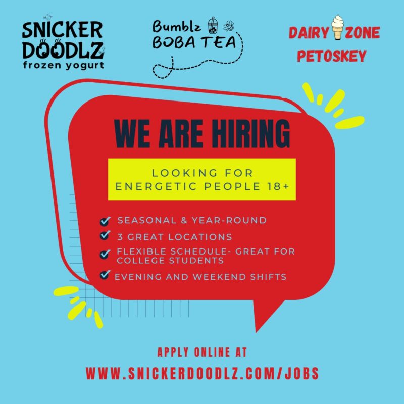 SNICKERDOODLZ Frozen Yogurt Petoskey Michigan