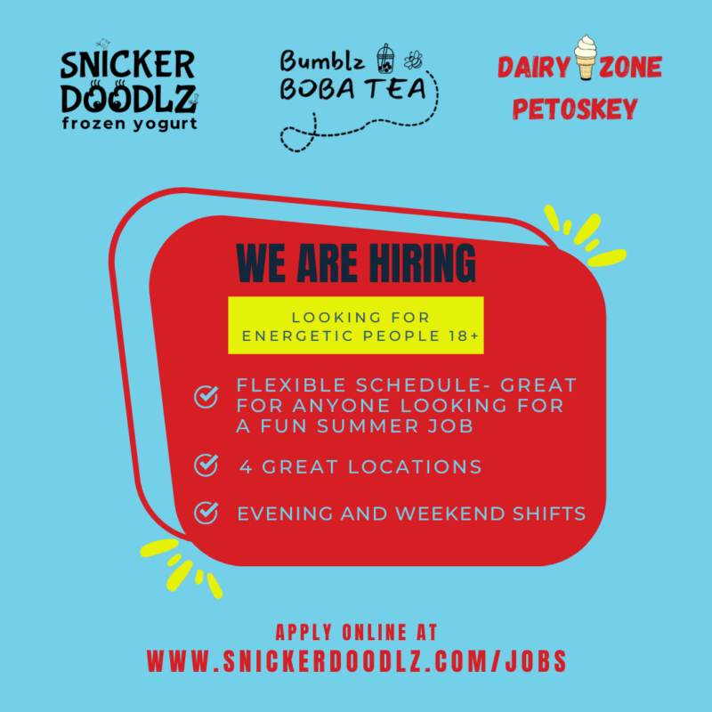 SNICKERDOODLZ Frozen Yogurt Petoskey Michigan
